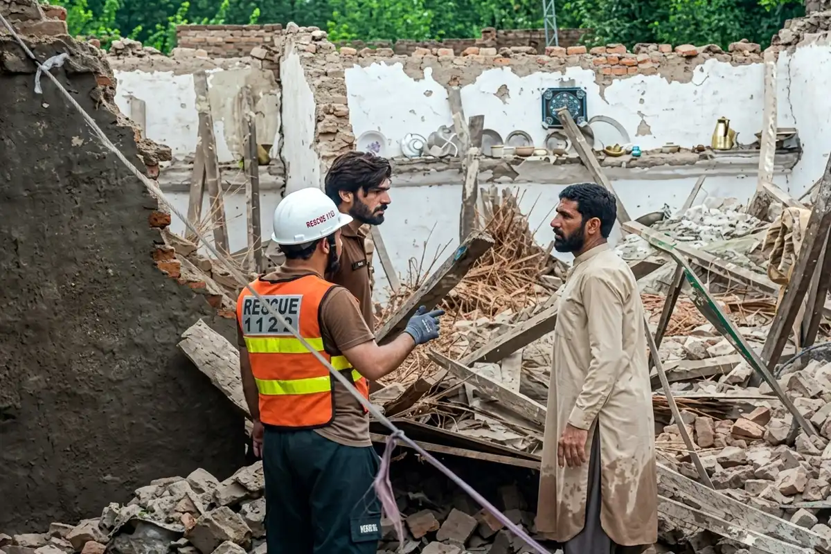 خیبر پختونخوا میں طوفانی بارشوں کی تباہی، 11 افراد جاں بحق