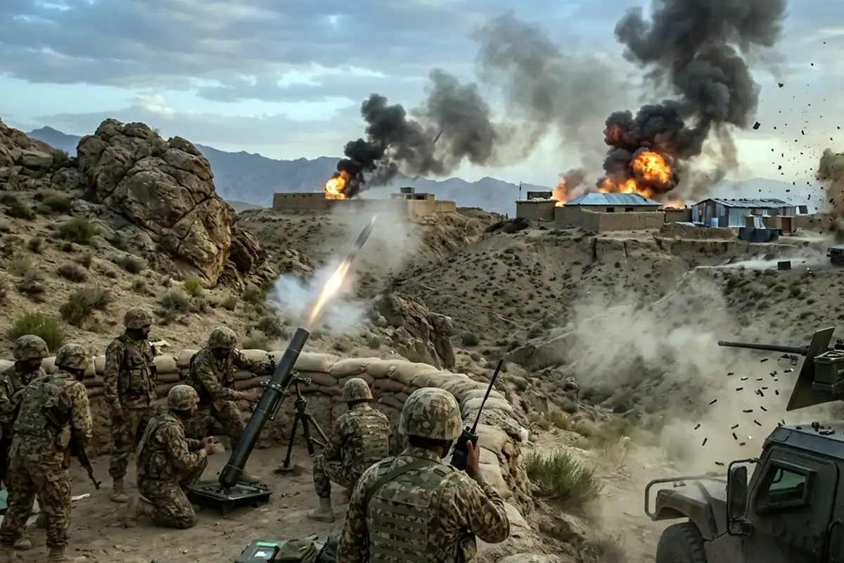 افغان طالبان کی بلا اشتعال فائرنگ، پاک فوج کی جوابی کارروائی میں متعدد چوکیاں اور تنصیبات تباہ