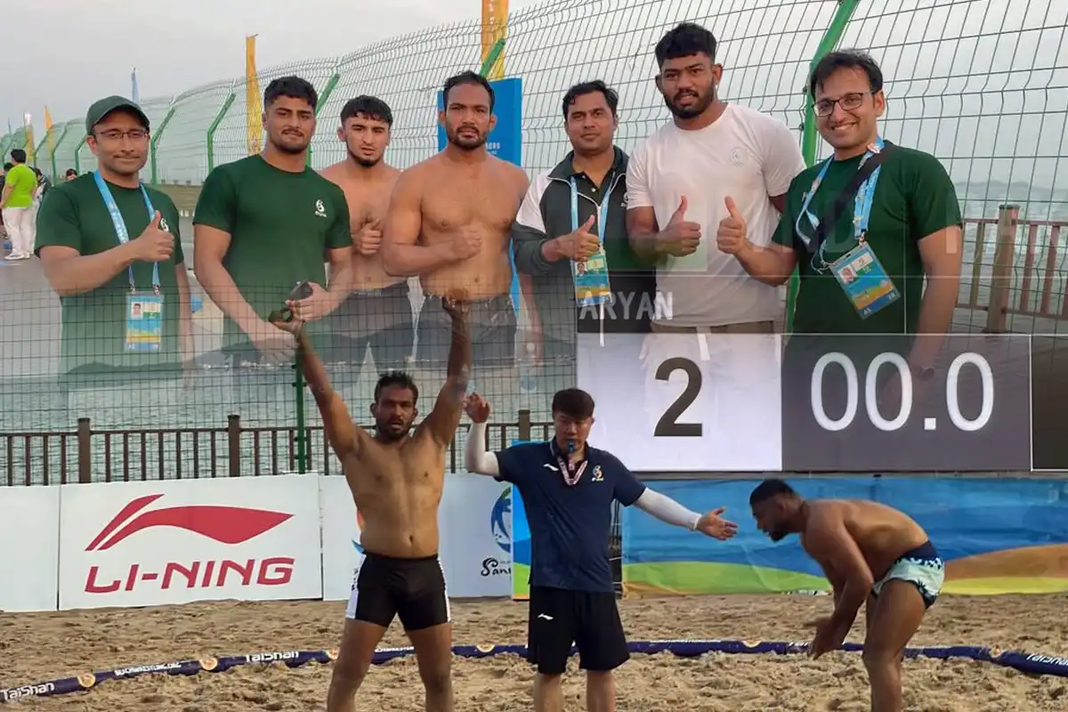 ایشین بیچ گیمز: پاکستانی پہلوانوں نے بھارت اور چین کے سورماؤں کو دھول چٹا دی، گولڈ میڈل کی امید