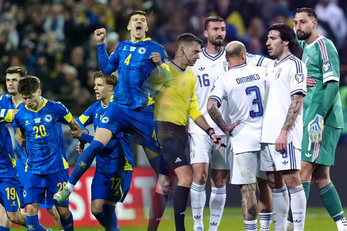 فٹ بال کی دنیا کا بڑا اپ سیٹ، اٹلی فیفا ورلڈ کپ 2026 سے بھی باہر