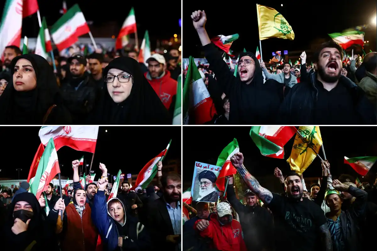 جنگ بندی کے اعلان کے بعد ایران میں جشن، عوام سڑکوں پر نکل آئی