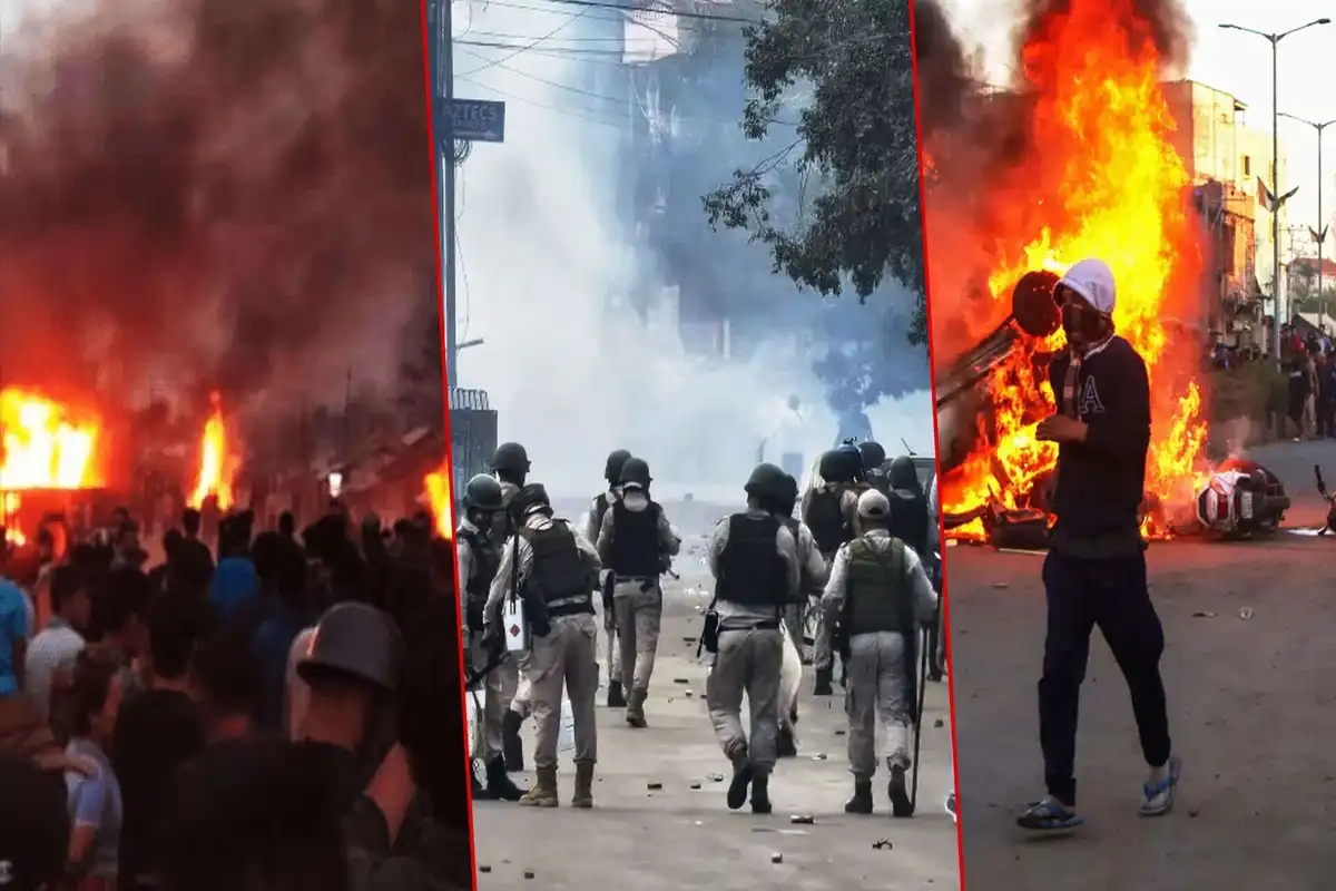 بھارتی ریاست منی پور میں خانہ جنگی، عوام اور سیکیورٹی فورسز میں خونی تصادم