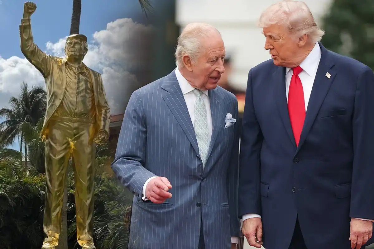 ڈونلڈ ٹرمپ کا ‘بادشاہت’ کا شوق اور سنہری مجسمہ