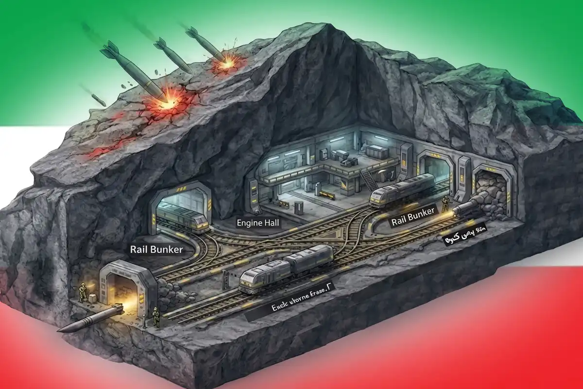 ایران کے زیرِ زمین میزائل شہر، ریل نظام اور خودکار لانچرز، جسے جدید بم بھی تباہ نہ کرسکے
