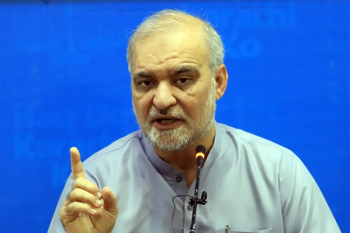 ٹرمپ کے بیانات احمقانہ ہیں، دنیا کا نظام ایک پاگل شخص کے حوالے کر دیا گیا، حافظ نعیم