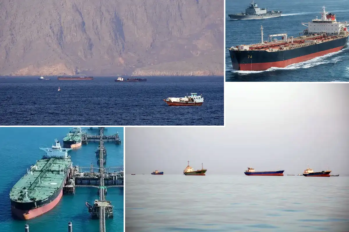 واشنگٹن کی پابندیاں بے اثر، درجنوں ایرانی بحری جہاز آبنائے ہرمز پار کرنے میں کامیاب