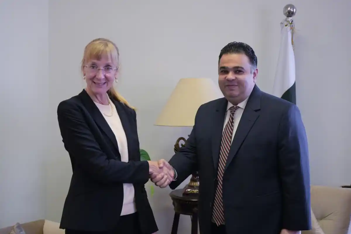 جرمن سفیر کی فہد ہارون سے ملاقات، ڈیجیٹل میڈیا چیلنجز اور مواقع پر تبادلہ خیال