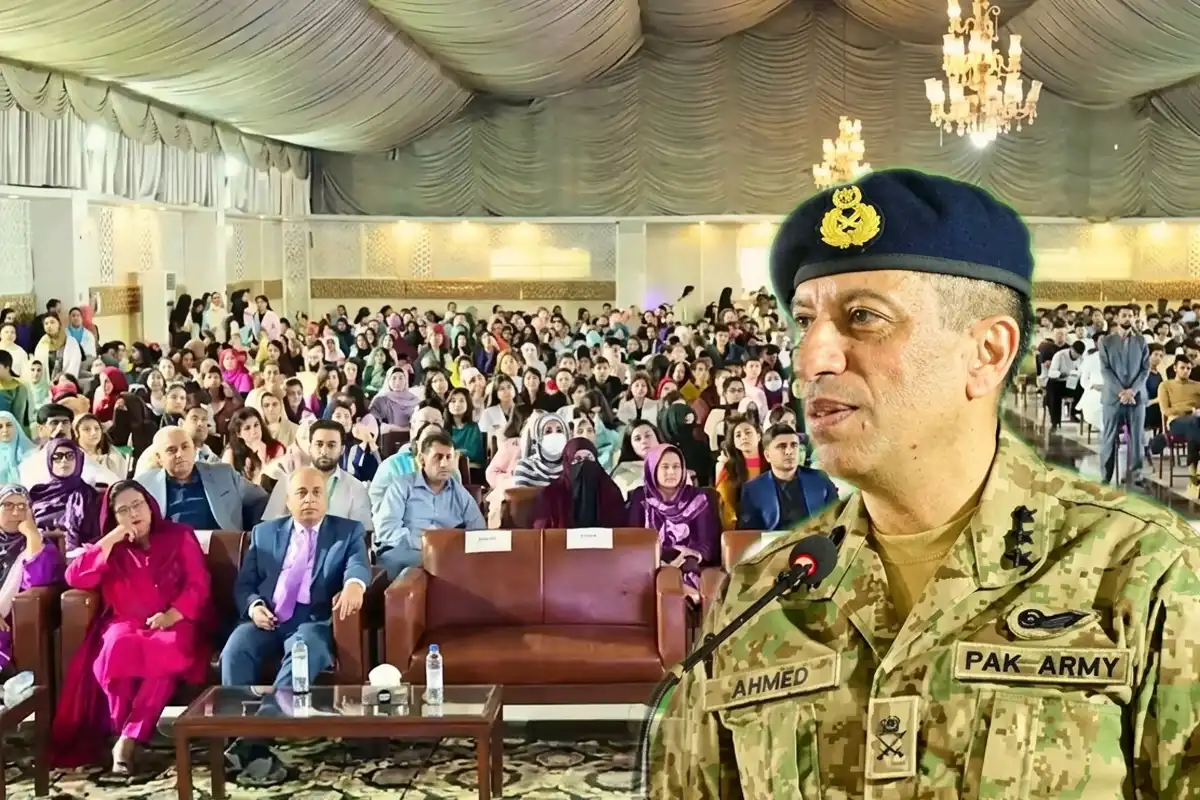 انفارمیشن وارفیئر اور ہائبرڈ جنگ کا مقابلہ ناگزیر ہے، ڈی جی آئی ایس پی آر کا طلبہ سے خطاب