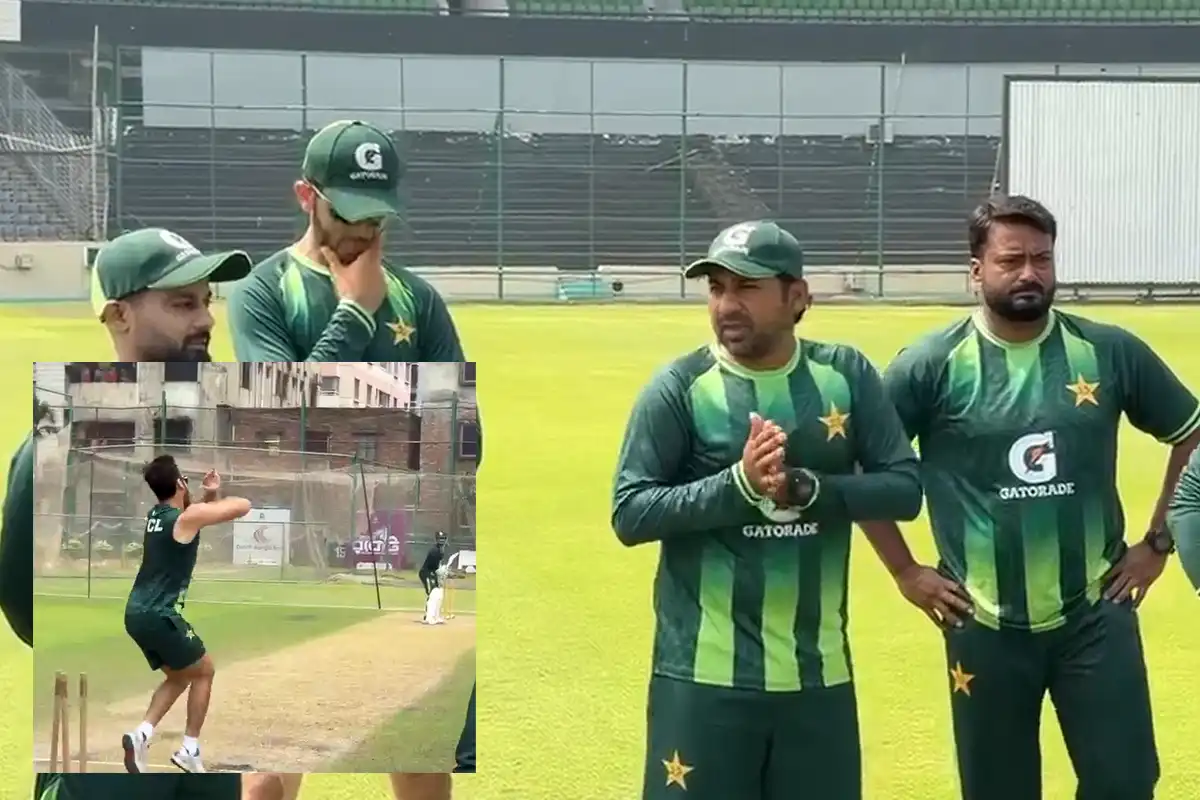 پاک بنگلہ دیش ٹیسٹ سیریز، قومی ٹیم کی شیر بنگلہ اسٹیڈیم میں نیٹ پریکٹس