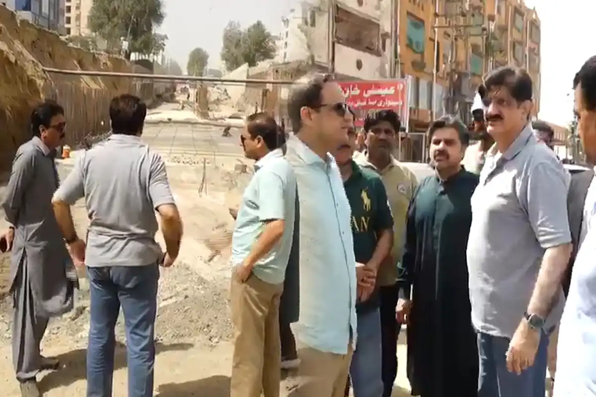 وزیراعلیٰ سندھ کا کراچی میں ترقیاتی منصوبوں کا معائنہ، شاہراہِ بھٹو عید سے قبل کھولنے کا حکم