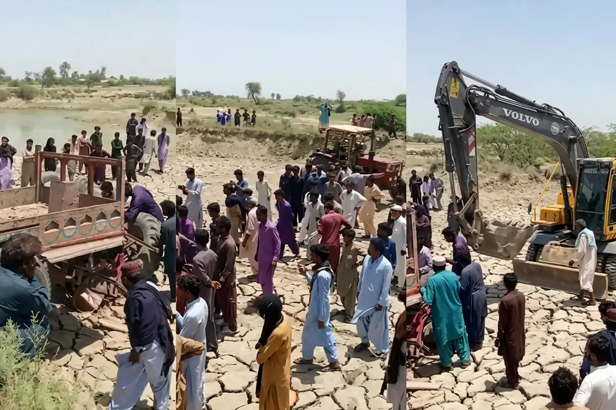 بدین حیدرآباد شاہراہ پر ٹریکٹر ٹرالی کھائی میں گر گئی، 3 افراد جاں بحق