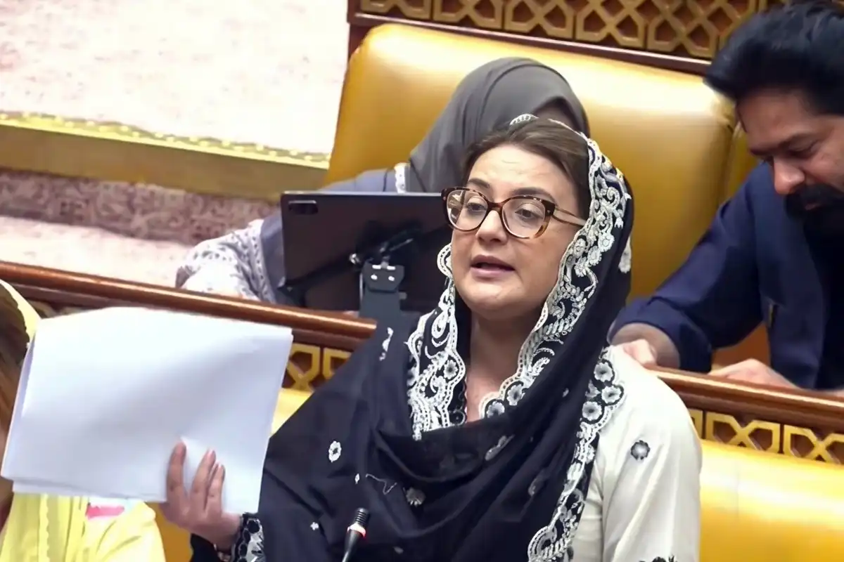 پی ٹی آئی ارکان کی تقریر بغاوت سے شروع اور ہتھیار پر ختم ہوتی ہے، عظمیٰ بخاری