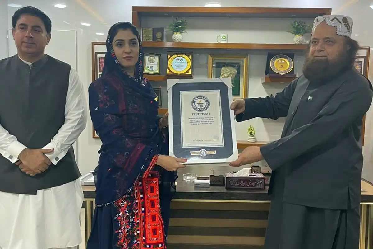 سلطان محمد گولڈن کو کوئٹہ میں گنیز بک آف ورلڈ ریکارڈز کے سرٹیفکیٹس مل گئے