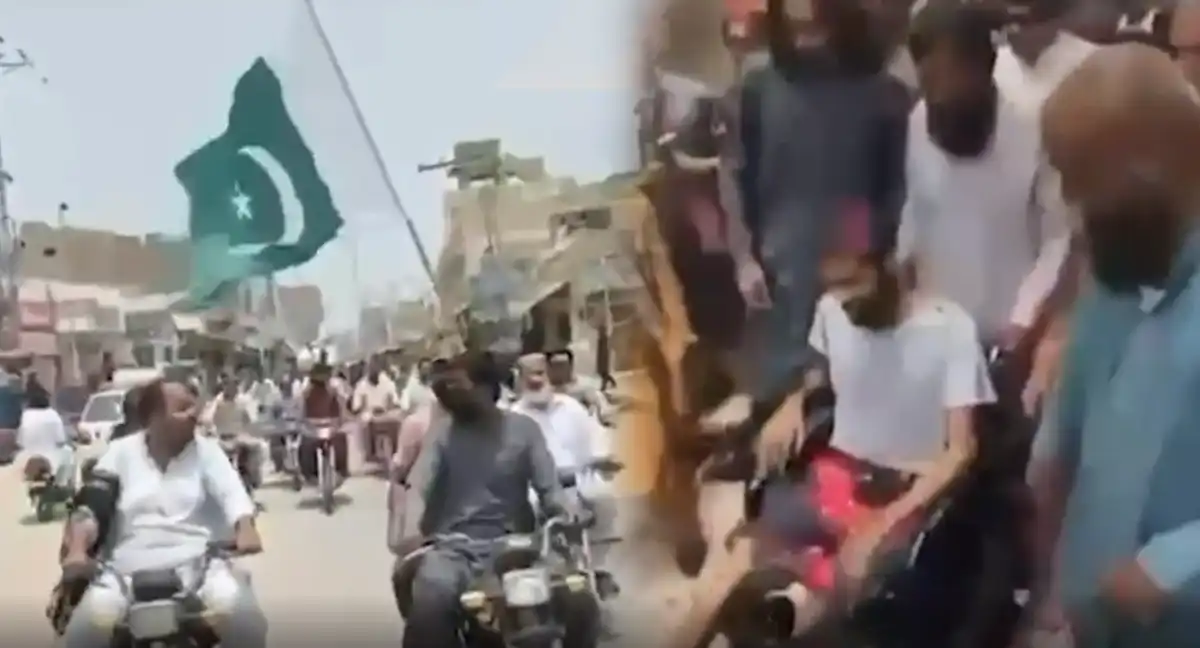 وطن کیلئے دونوں ٹانگیں قربان کرنے والے غازی سپاہی عزیر کا آبائی علاقے میں تاریخی استقبال