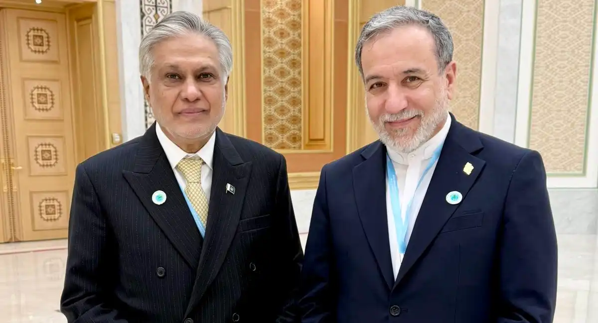 اسحاق ڈار اور ایرانی وزیر خارجہ کا علاقائی صورتحال پر تبادلہ خیال، تناؤ کم کرنے پر زور
