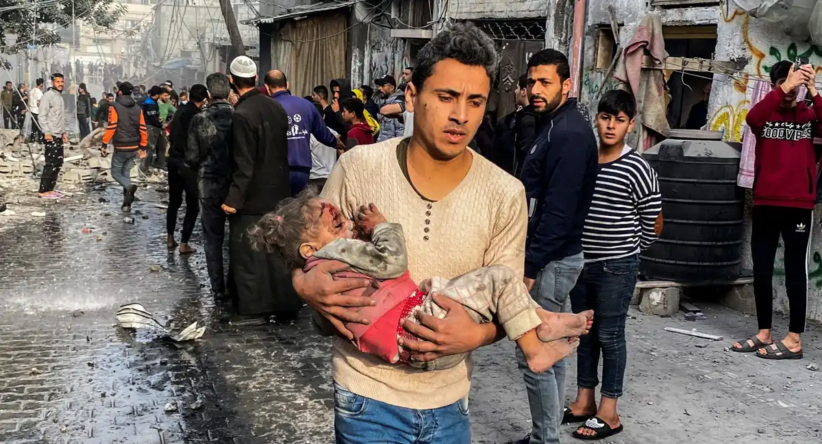 غزہ میں اسرائیلی بمباری، 3 بچوں سمیت 5 فلسطینی شہید