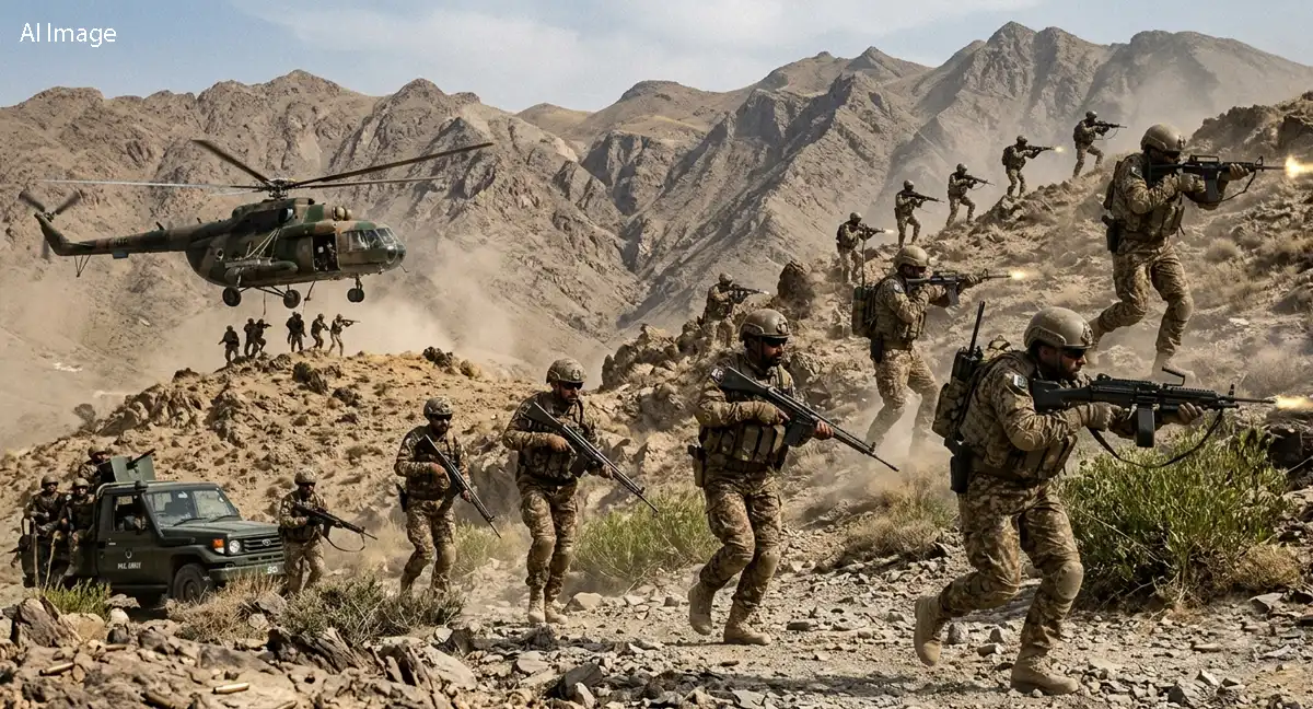 بنوں میں سیکیورٹی فورسز کا آپریشن، فتنہ الخوارج کے 24 دہشت گرد ہلاک