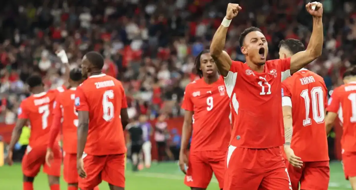 فیفا ورلڈ کپ میں سوئزرلینڈ کی الجزائر کے خلاف 2-0 سے شاندار کامیابی