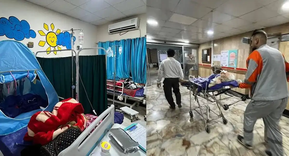ایران میں اسپتال کے قریب امریکی بمباری، کینسر کے زیر علاج معصوم بچوں کی جانیں داؤ پر لگ گئیں