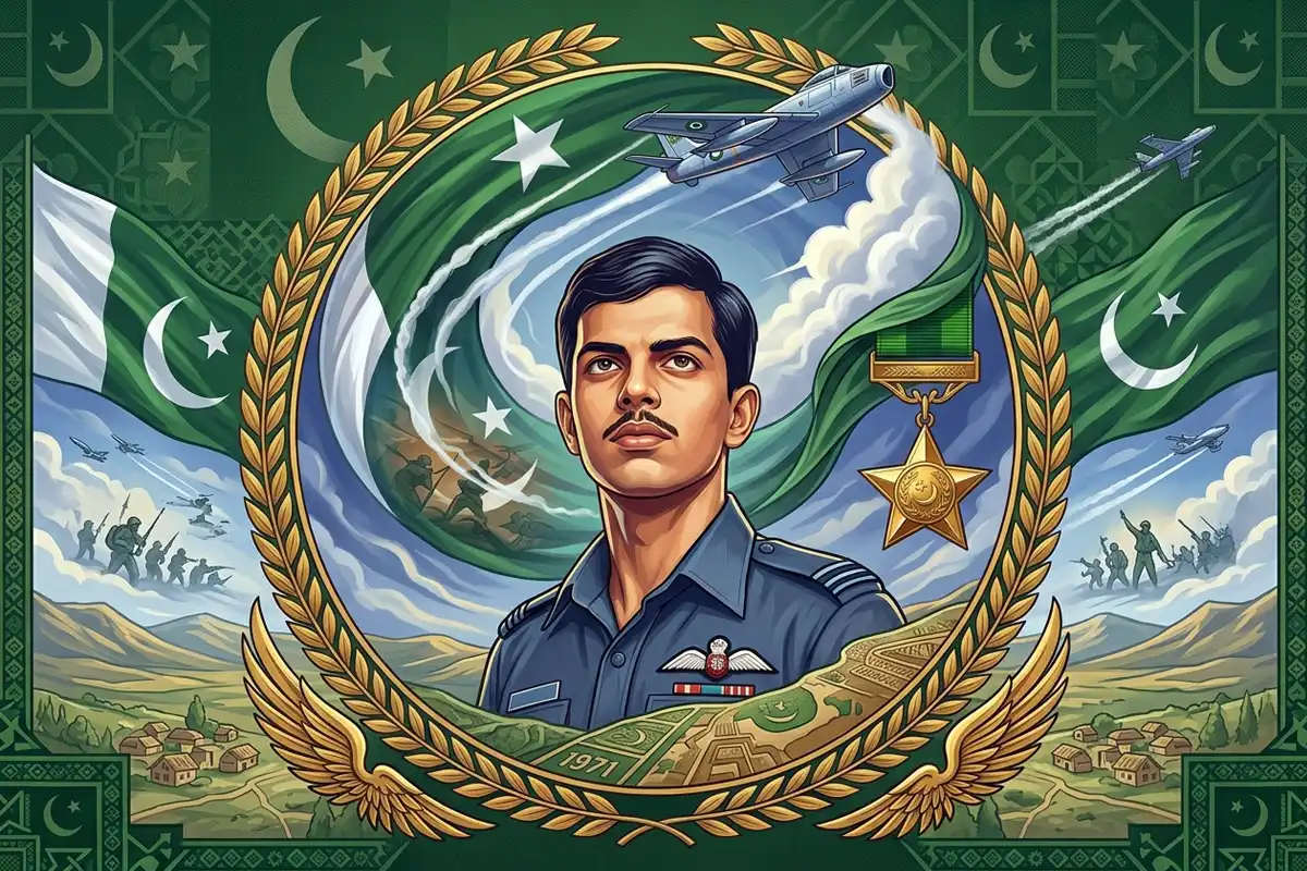 نشان حیدر پائلٹ آفیسر راشد منہاس شہید کا 55 واں یوم شہادت آج منایا جارہا ہے