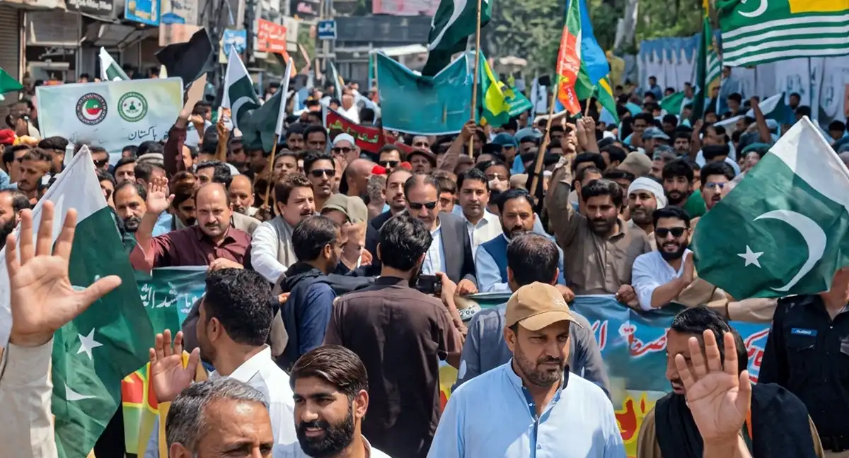 آزاد کشمیر کے عوام کا یوم آزادی پر والہانہ محبت کا اظہار، پاکستان اور پاک فوج کے حق میں ریلیاں