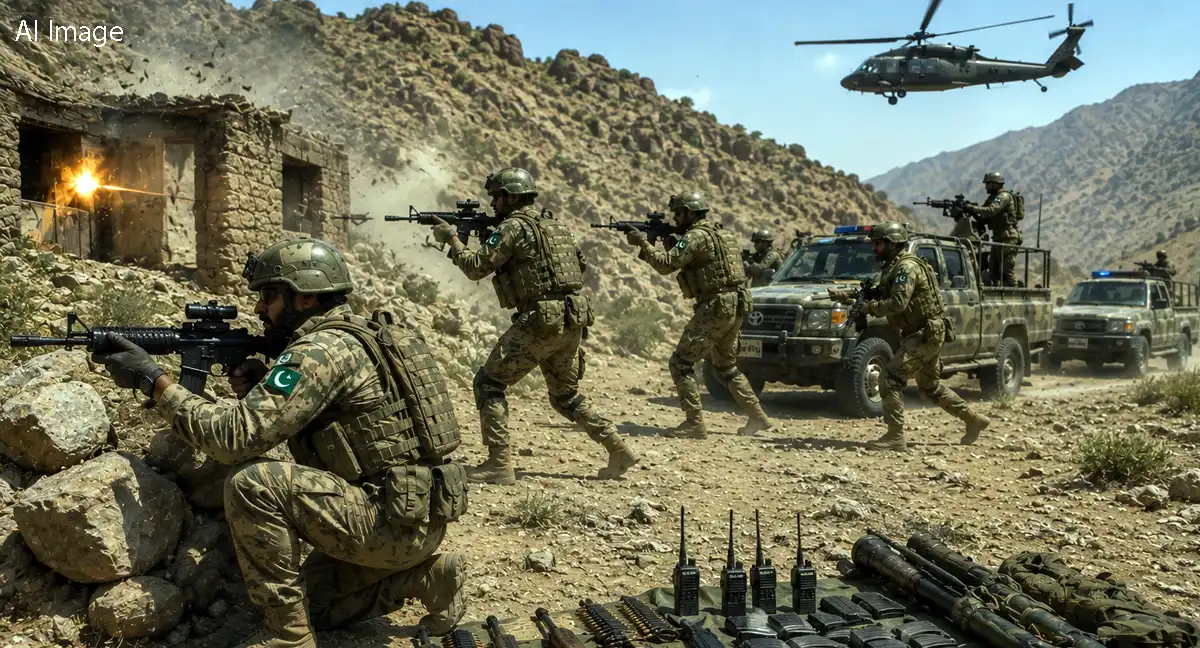 بلوچستان میں سیکورٹی فورسز کا آپریشن، زیارت، ہرنائی اور سوراب میں 9 سے زائد دہشت گرد ہلاک