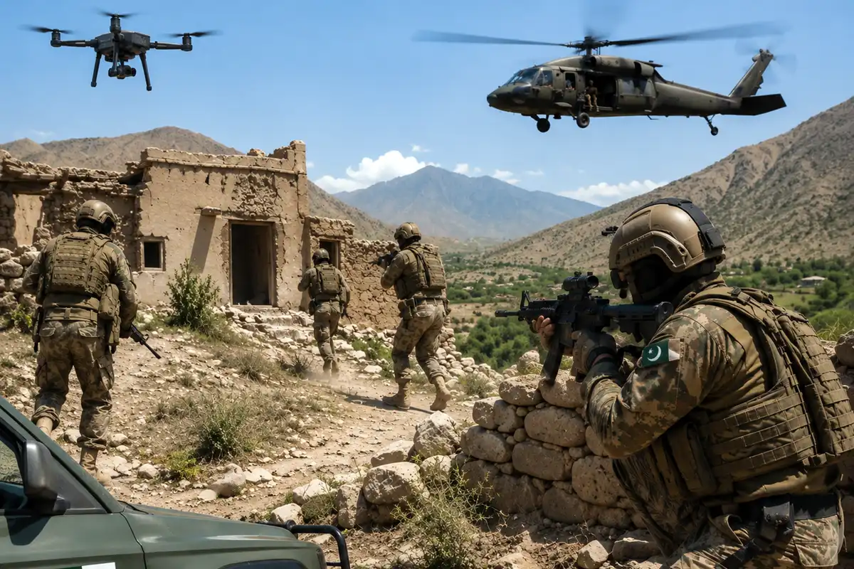 سیکورٹی فورسز کی خیبرپختونخوا اور بلوچستان میں کارروائی، 11 دہشت گرد جہنم واصل