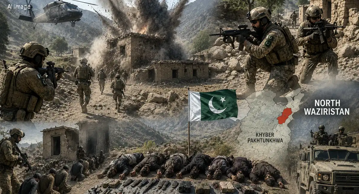 شمالی وزیرستان میں سیکیورٹی فورسز کا آپریشن، فتنہ الخوارج کے متعدد ٹھکانے تباہ