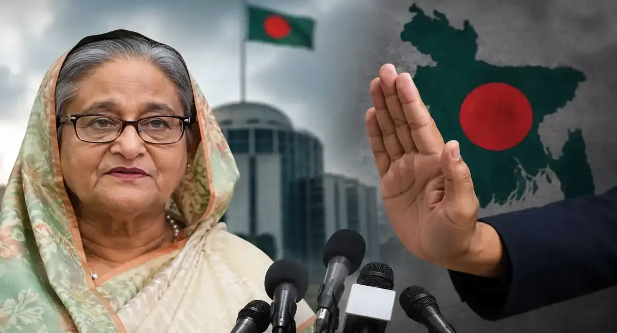 بنگلہ دیش نے نئی دہلی سے شیخ حسینہ کے ورچوئل خطاب پر بھارت سے وضاحت مانگ لی