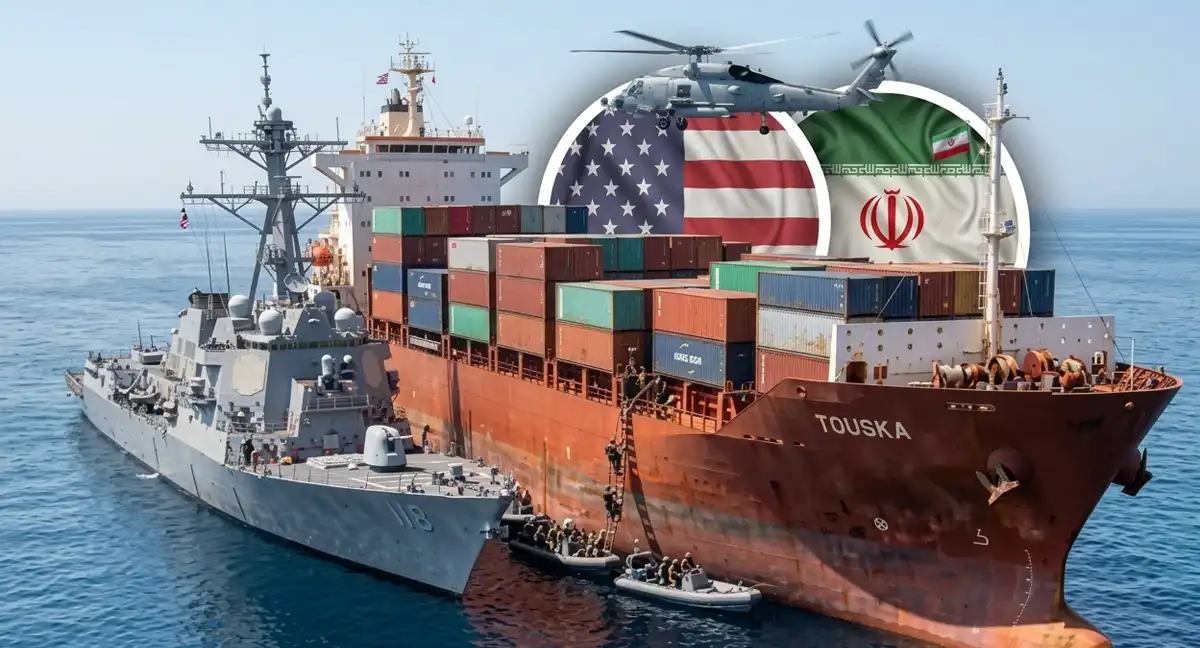 امریکی فوج تجارتی جہازوں کو ڈھال کے طور پر استعمال کر رہی ہے، ایران