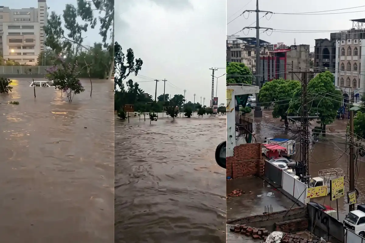 اسلام آباد اور راولپنڈی میں موسلادھار بارش، نالہ لئی میں پانی کی سطح خطرناک حد تک بلند