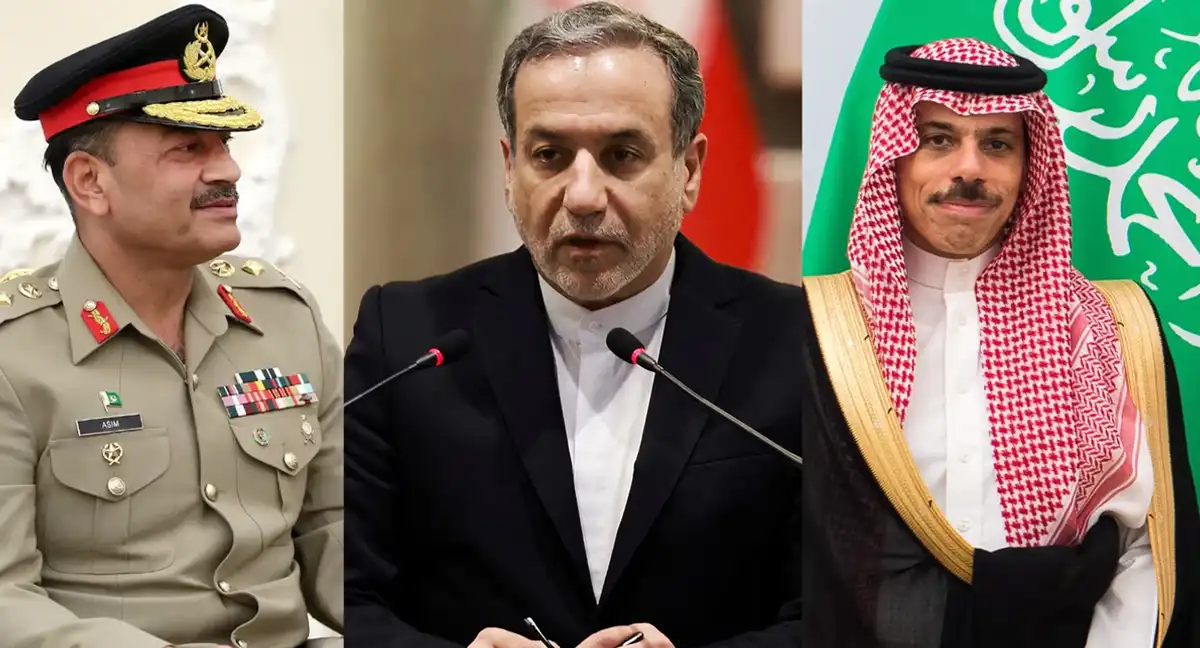 ایرانی وزیر خارجہ کی فیلڈ مارشل عاصم منیر اور سعودی ہم منصب سے ٹیلی فونک گفتگو