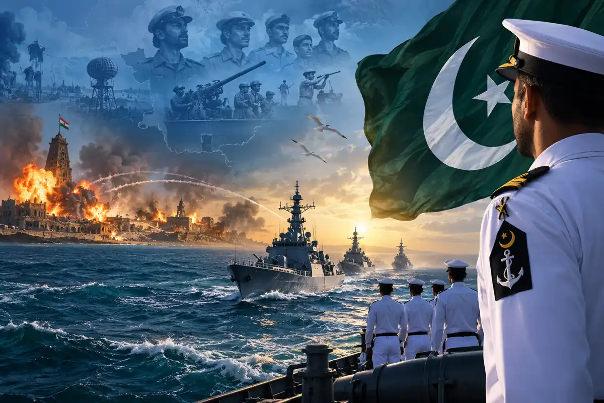 1965 کی جنگ میں آپریشن دوارکا کی تاریخی فتح، آج ملک بھر میں یومِ بحریہ منایا جا رہا ہے