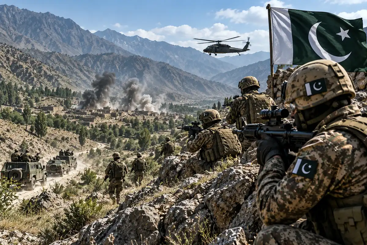 خیبرپختونخوا میں سیکیورٹی فورسز کی کارروائیاں، فتنہ الخوارج کے 21 دہشت گرد ہلاک