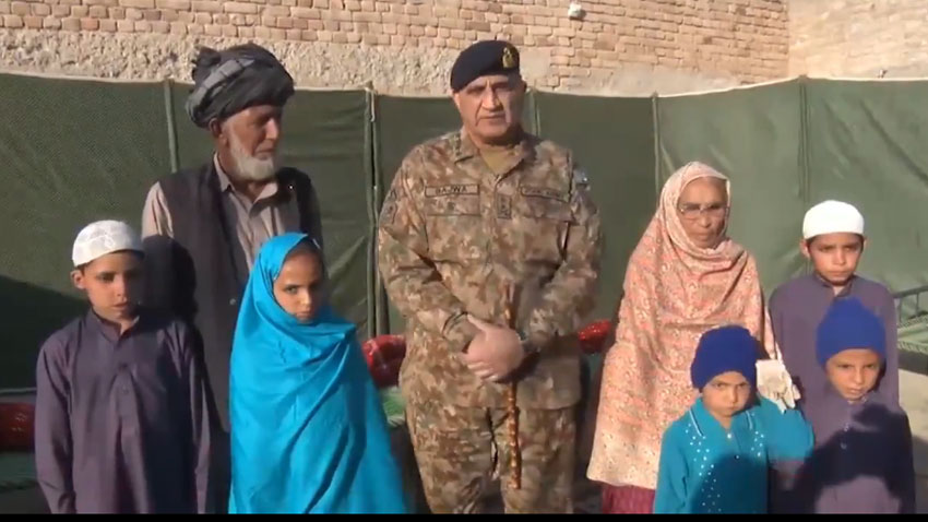 Pakistan Army Chief salutes APS martyrs and their families