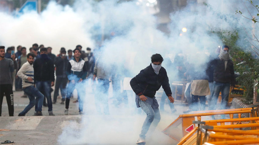 Two persons killed due to Indian police firing at protesters