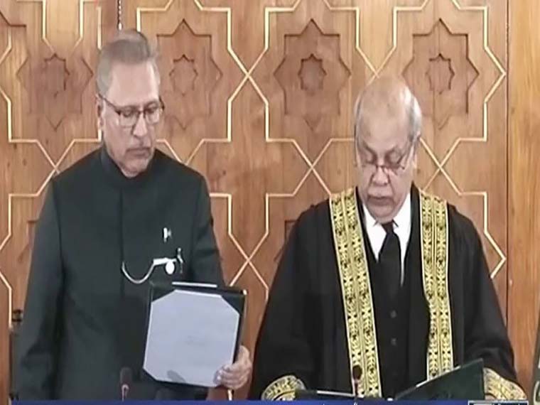 Justice Gulzar Ahmed takes oath as Chief Justice of Pakistan today
