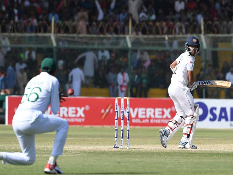Pakistan beat Sri Lanka in test match and win the series