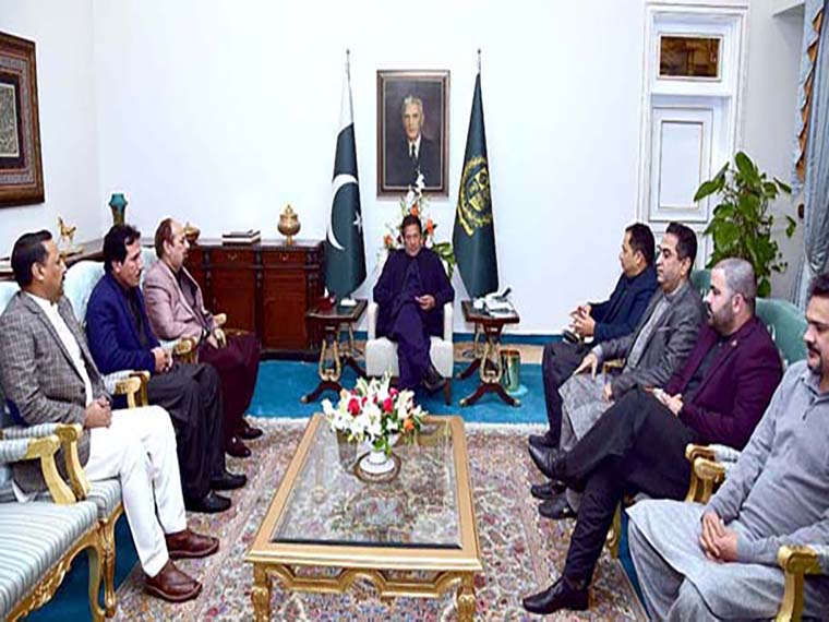 MNAs from Karachi meet Prime Minister Imran Khan in Islamabad