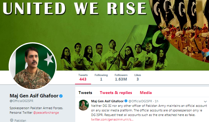 Pakistan Armed Forces ready to respond to any Indian misadventure: DG ISPR