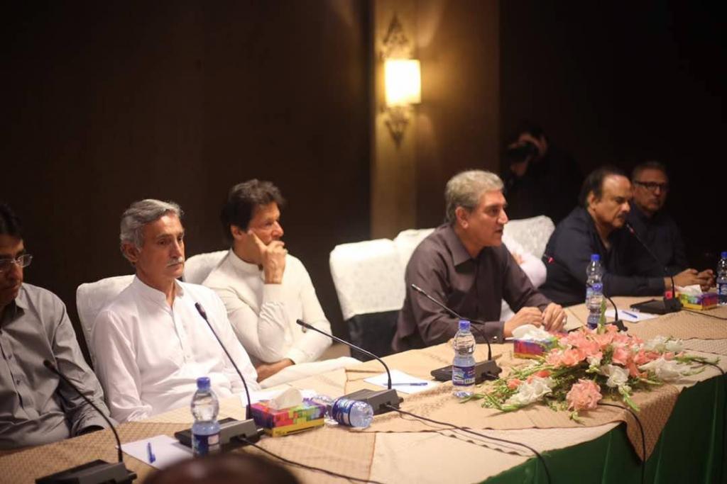 Ruling PTI Core Committee meets to discuss verdict against Musharraf