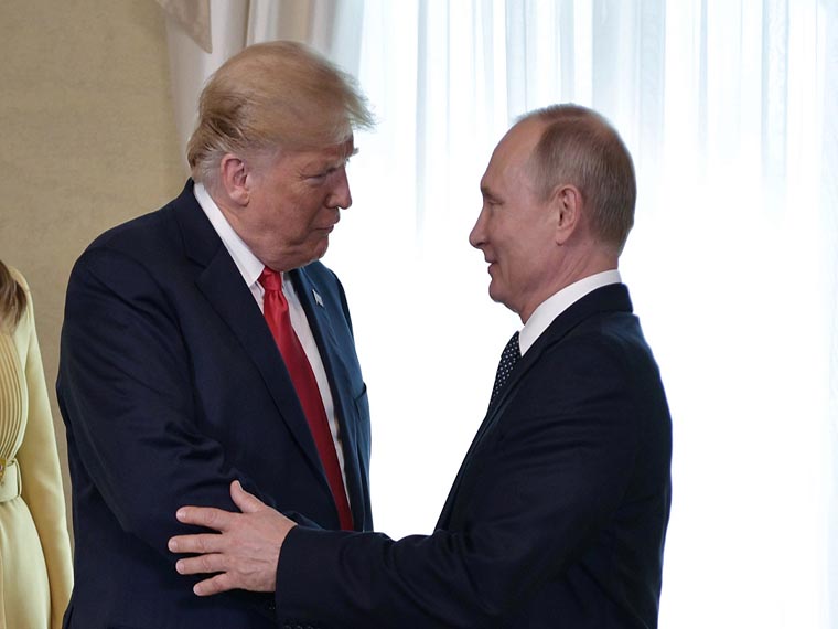 Putin accuses Democratic Party of inventing reason to impeach Trump