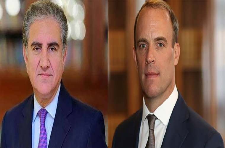 British and Pakistan FMs agree to work together to ensure peace in region