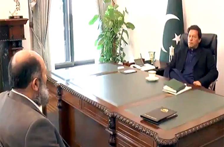 Balochistan CM meets Prime Minister Imran Khan in Islamabad