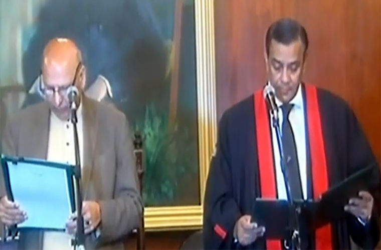 Justice Mamoon takes oath as Chief Justice Lahore High Court