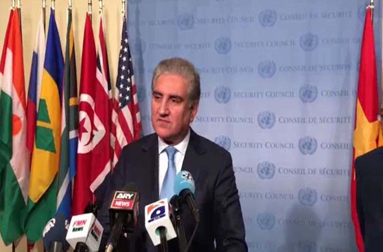 Foreign Minister of Pakistan raises case of Kashmir at UN headuarters