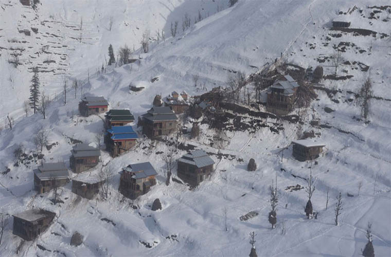 AJK govt declares heavy snowfall hit towns as calamity hit areas