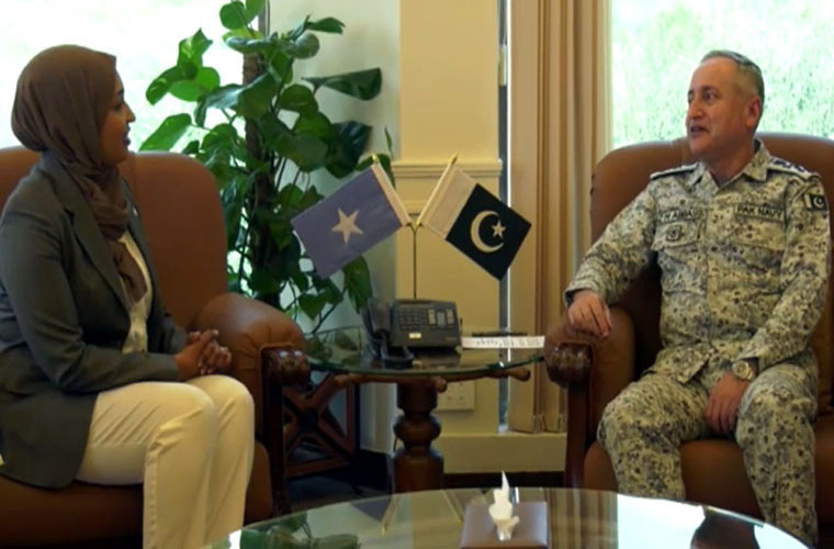 Ambassador of Somalia meets CNS Admiral Abbasi, lauds Pak Navy role