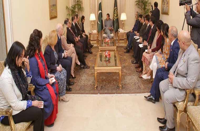 British MPs group on Kashmir meet Prime Minister Imran Khan