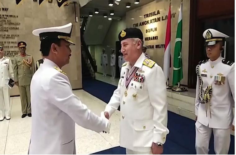 Indonesia confers the highest military award on Pakistan Naval Chief